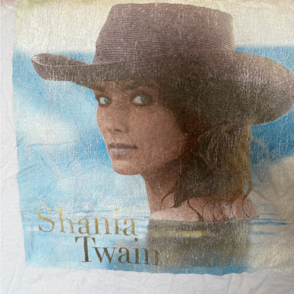 Shania Twain Graphic Tee - White